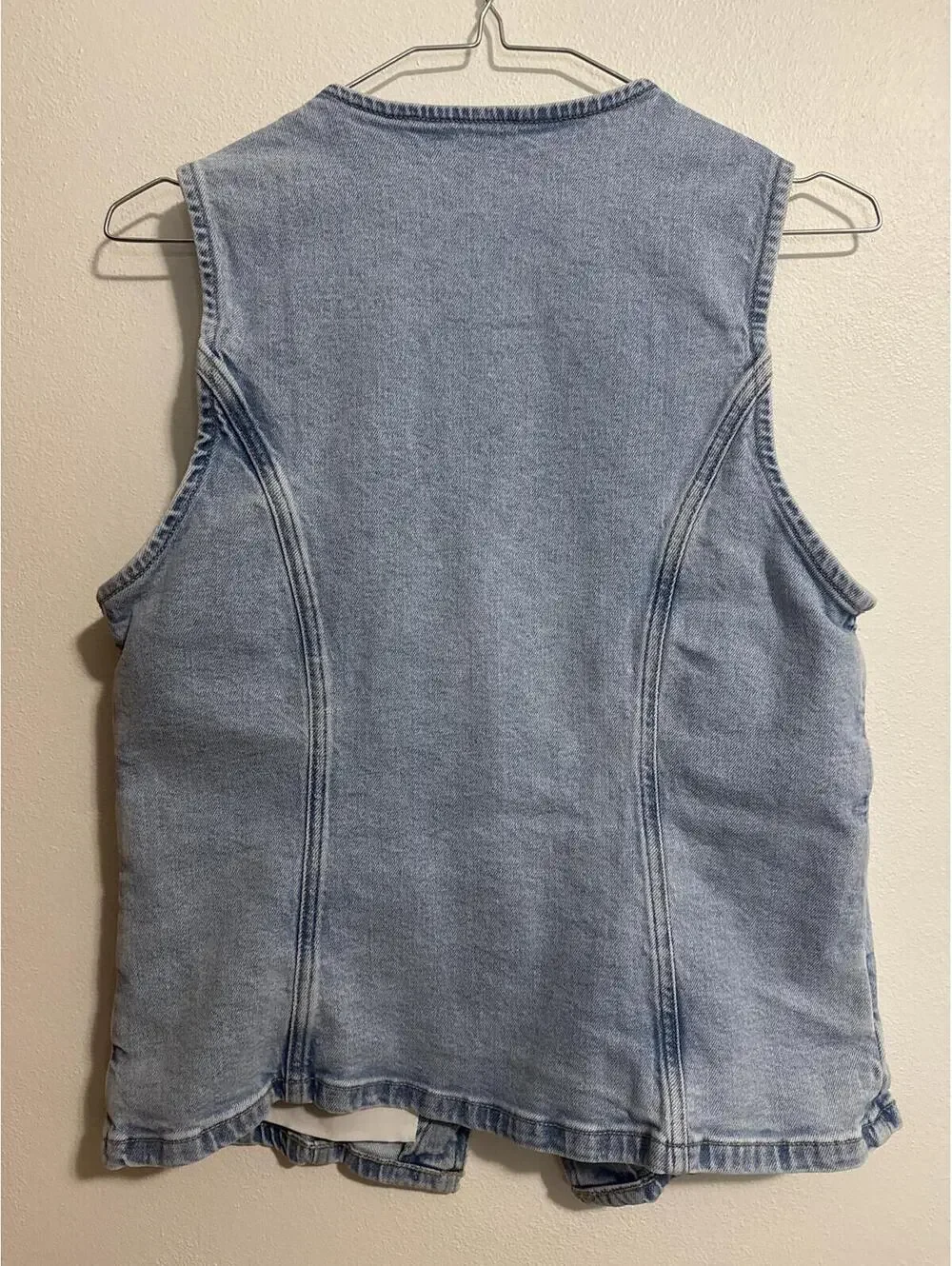 American Eagle denim vest M - Picture 6 of 7